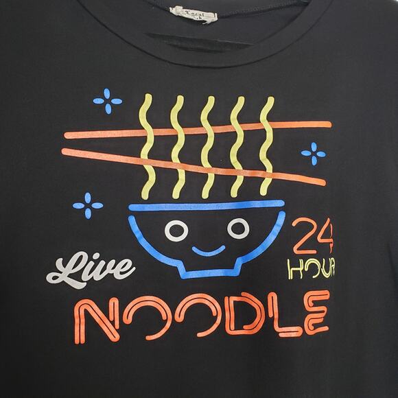 Local Lab| Live 24hour Noodle Graphic crop top, Extra Large - Picture 6 of 6
